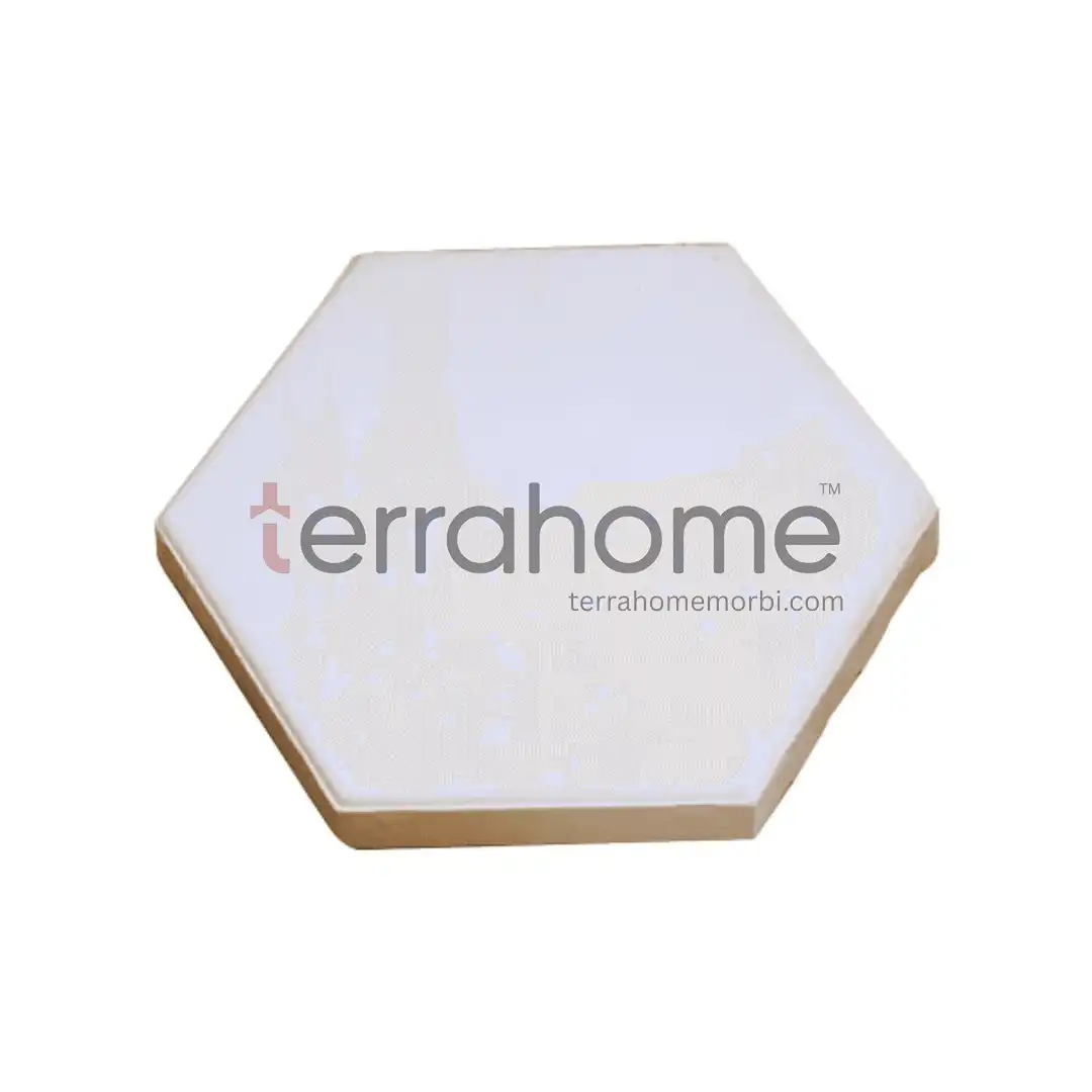 6"x6"x 15mm Hexagon Plain